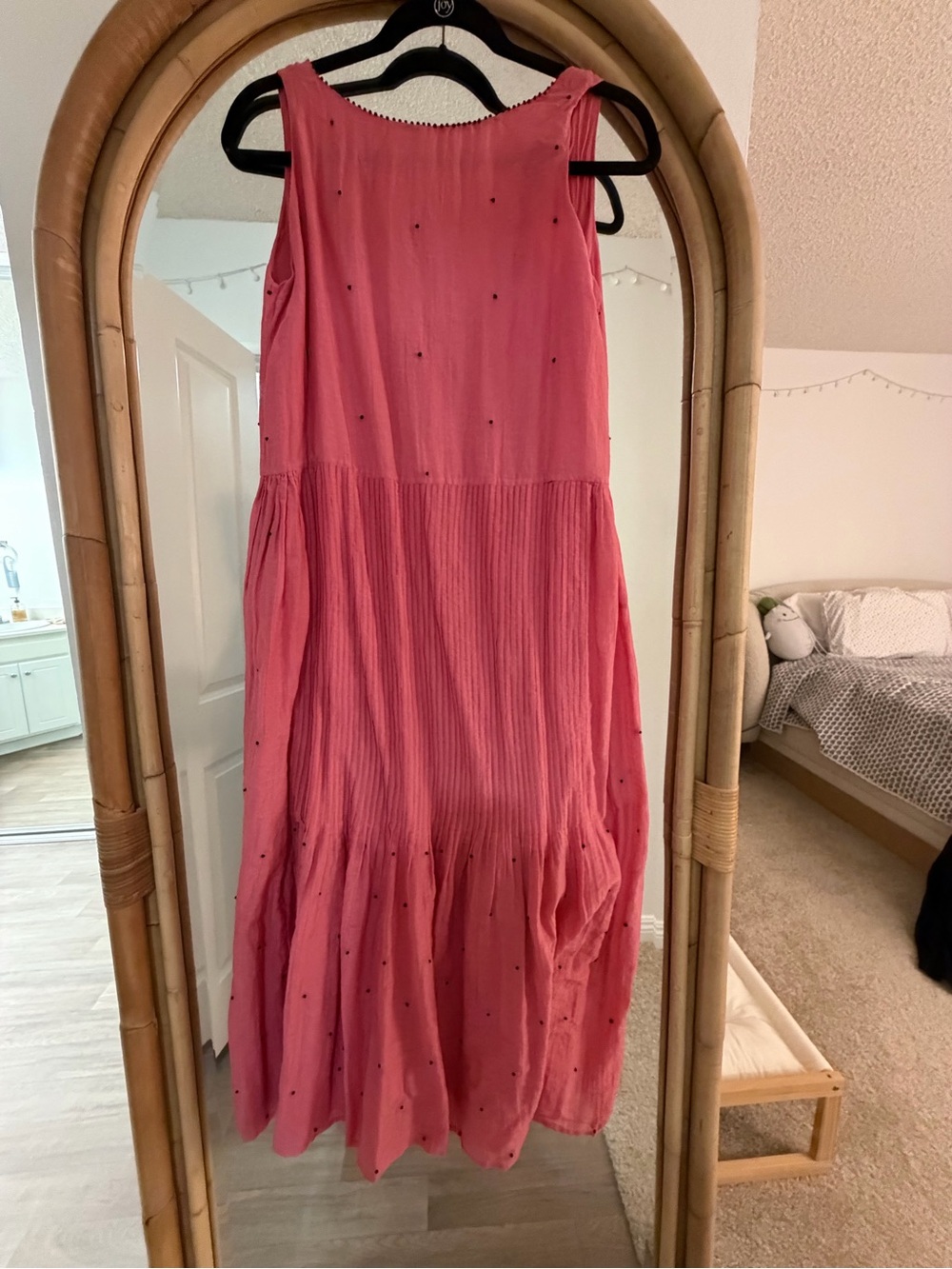Emma Rothkopf Ida Pintuck Dress - Rose XS - Picture 2 of 5